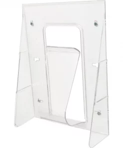 Deflecto Literature Rack, Magz Size, 1 Pkt, 9-1/8"x2-3/4"x11-3/4", CL