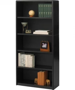Safco BOOKCASE, 5-SHELF, BK