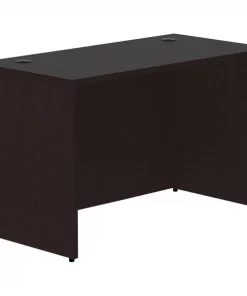 Lorell Desk Shell, Rectangular, 48"x24"x29-1/2", Espresso