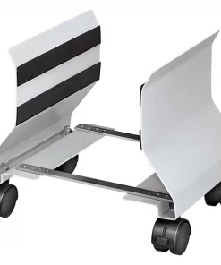 Fellowes Mobile CPU Stand, 4 Casters, Adjustable, 8"x9"x9-1/2", PM