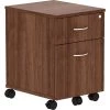 Lorell Relevance Walnut Laminate Mobile Pedestal