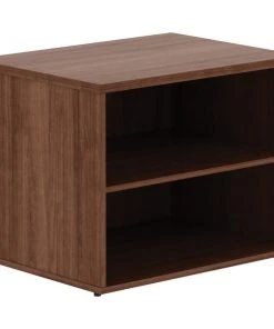 Lorell Walnut File Storage Cabinet Credenza