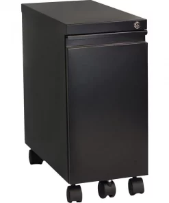 Lorell 5th Wheel Slim Pedestal 10" x 19.9" x 21.8" for File, Box