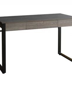 Lorell SOHO Table Desk Finish: Charcoal, Powder Coated Base
