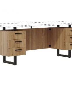 Safco Credenza Pedestal Base, Box 2/2, B/B/B, Mirella, Sand Dune