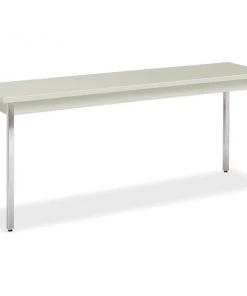Hon Utility Table, Metal, 72"x18"x29", Loft Top/Chrome Legs