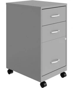 Lorell Pedestal File, B/B/F, Mobile, SOHO, 14-1/4"x18"x26-7/10", SR