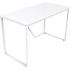 Lorell Desk, SOHO, 200 Cap, 48"x24"x30", White Laminate/Frame