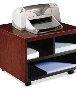 Hon Printer/Fax Cart, Mobile, 20"x19-7/8"x14-1/8", Mahogany