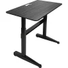 Iceberg Sit-Stand Desk, Mobile, Adj, 47"x27"x29"-46", Black