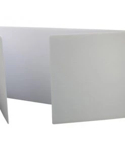 Flipside Study Carrel, 48"Wx1-1/10"Lx12"H, 12/PK, White PK