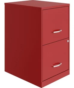 Lorell File Cabinet, F/F, 2-Drawer, Steel, 14-1/4"x18"x24-1/2", RD
