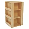 Childcraft Mobile Library Stand, 23-1/2 x 23-1/2 x 43-1/4 Inches