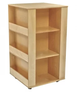 Childcraft Mobile Library Stand, 23-1/2 x 23-1/2 x 43-1/4 Inches