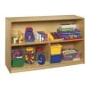 Childcraft Mobile Storage Unit, 3 Compartments, 47-3/4 x 14-1/4 x 30 Inches