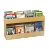 Childcraft Single-Sided Mobile Book Center, 47-3/4 x 14-1/2 x 25-3/4 Inches