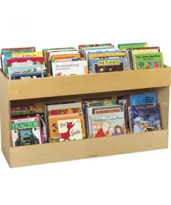 Childcraft Single-Sided Mobile Book Center, 47-3/4 x 14-1/2 x 25-3/4 Inches