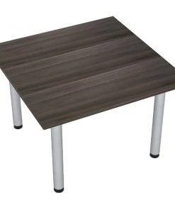 Skutchi Designs Square 4 Person Conference Room Table, 46" X 46" X 29", Black Oak