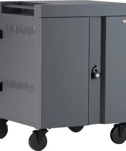 Bretford Charging Cart Ac For Up To 32 Devices W/Back Panel, 1.4W Slots.