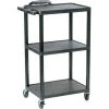 Hamiltonbuhl Plastic Av Cart Adjustable From 16In To 42In