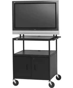 Bretford Flat Panel Cabinet Cart For 26Inch-42Inch Monitors W/6-Outlet
