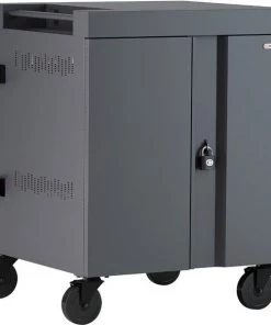 Bretford Cube Charge Cart 36 Ac, Charcoal
