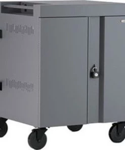 Bretford Features 270 Degree Doors, Platinum Finish