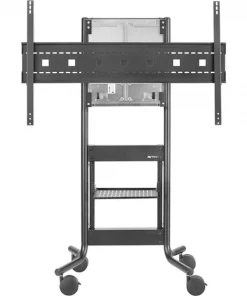 Avteq Height Adjustable Av Cart Supports The 55 Cisco Webex Board Display.
