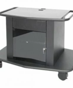 Avteq 32 Tall Single Monitor Cart Holds One M