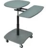 Amplivox Sound Systems, Llc Hydraulic Adj Multi-Media Cart, Gr/Bk