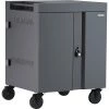 Bretford Cube Charge Cart 36 Ac, Concrete