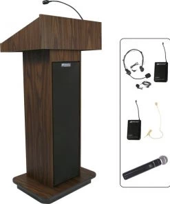 Amplivox Sound Systems, Llc Executive Column Lectern - Wireless - Wt