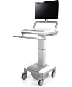 Humanscale Corporation T7 Non-Powered Laptop Cart, Na Power Input, Laptop Gantry And Pc