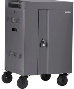 Bretford Cube Mini 20 Unit Charging Cart, Gra