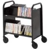 Bretford Double Sided Book And Utility Truck, 28Inch W X 18Inch D X 33Inch H