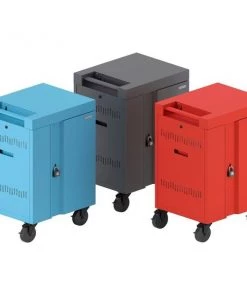 Bretford Fits Up To 20 Devices W/Back Panel, 1.4 W Slots, Red