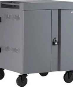 Bretford Features 270 Degree Doors, Platinum Finish