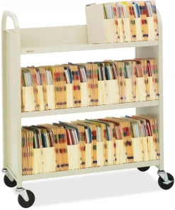 Bretford Booktruck - Three Slant Shelves
