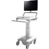 Humanscale Corporation T7 Tech Cart, Powered Pc Cart, North America 110V Power Sys, North