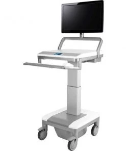 Humanscale Corporation T7 Tech Cart, Powered Pc Cart, North America 110V Power Sys, North