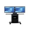 Avteq Dual Display Av Cart, Supports Displays