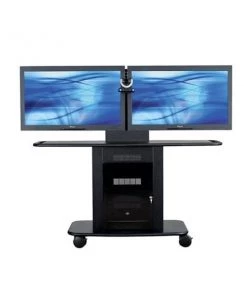 Avteq Single Display Av Cart, Supports Display