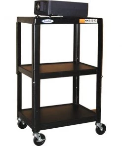 Hamiltonbuhl Steel Cart, Adjustable 26In To 42In w/ Electric