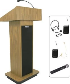 Amplivox Sound Systems, Llc Executive Column Lectern - Wireless - Ok