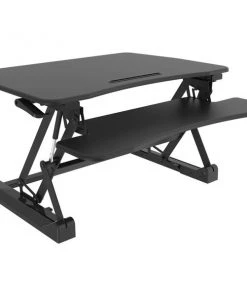 Amer Networks Sit Stand Height Adjustment Up To 16.3 Above Desk Surface w/ 8