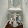 Hastings Home Pedestal Sink 2-Shelf Organizer