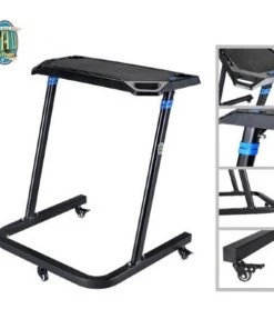 Leisure Sports Treadmill Workstation, Adjustable Height Desk for Stationary Biking, Running