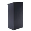Adiroffice Wood Stand-up Podium Lectern, Black