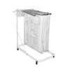 Adiroffice Vertical File Rolling Stand for Blueprints, White