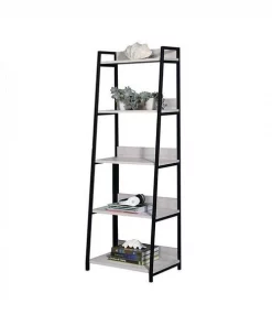 Acme Furniture Industry Inc ACME Furniture 92673 16 x 16 x 67 in. Wendral 5-Tier 16 in. Bookshelf; Natural & Black